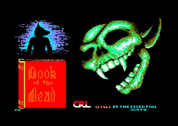 Book Of The Dead (UK) (1987) screen shot title